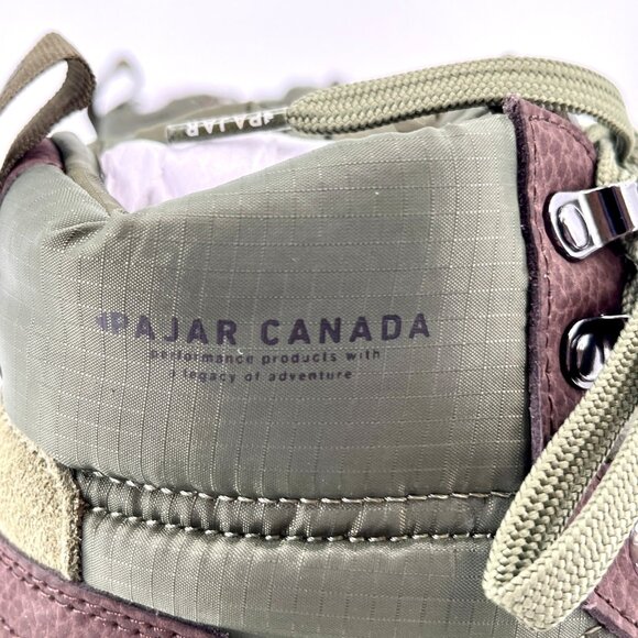 Pajar Fero 2.0 Boot Size 9M Green Waterproof Nylon Leather Winter Snow Boot - Picture 3 of 15